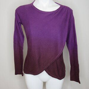 Prana Purple Ombre JULIANA Sweater Women's XS XSmall